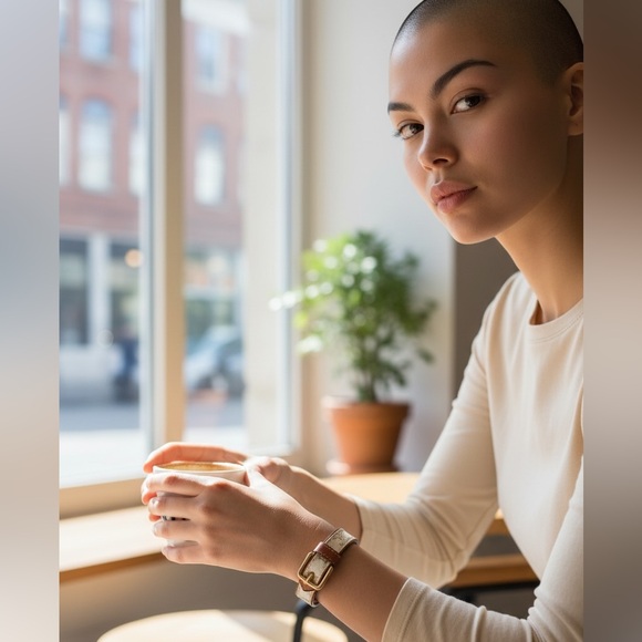 Celine Maillon Triomophe Leather Bracelet (Unisex) - Picture 7 of 8